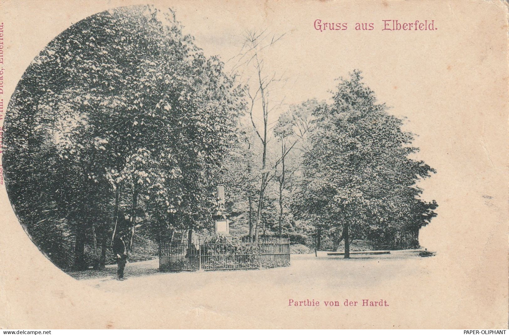 5600 WUPPERTAL - ELBERFELD, Partie Von Der Hardt, Ca. 1900 - Wuppertal