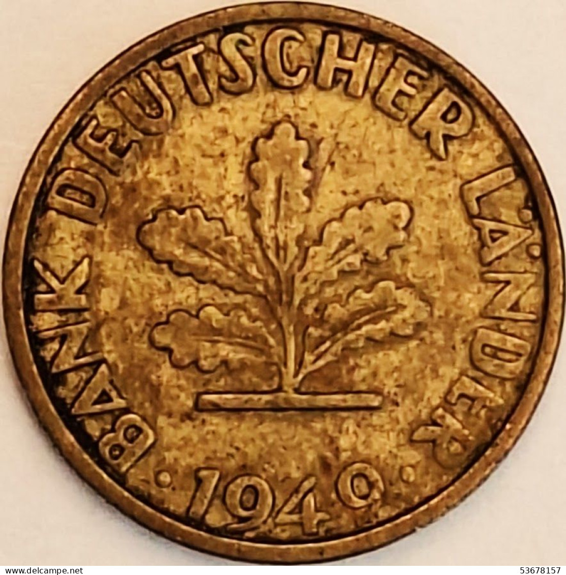 Germany Federal Republic - 5 Pfennig 1949 G, KM# 102 (#4556) - 5 Pfennig