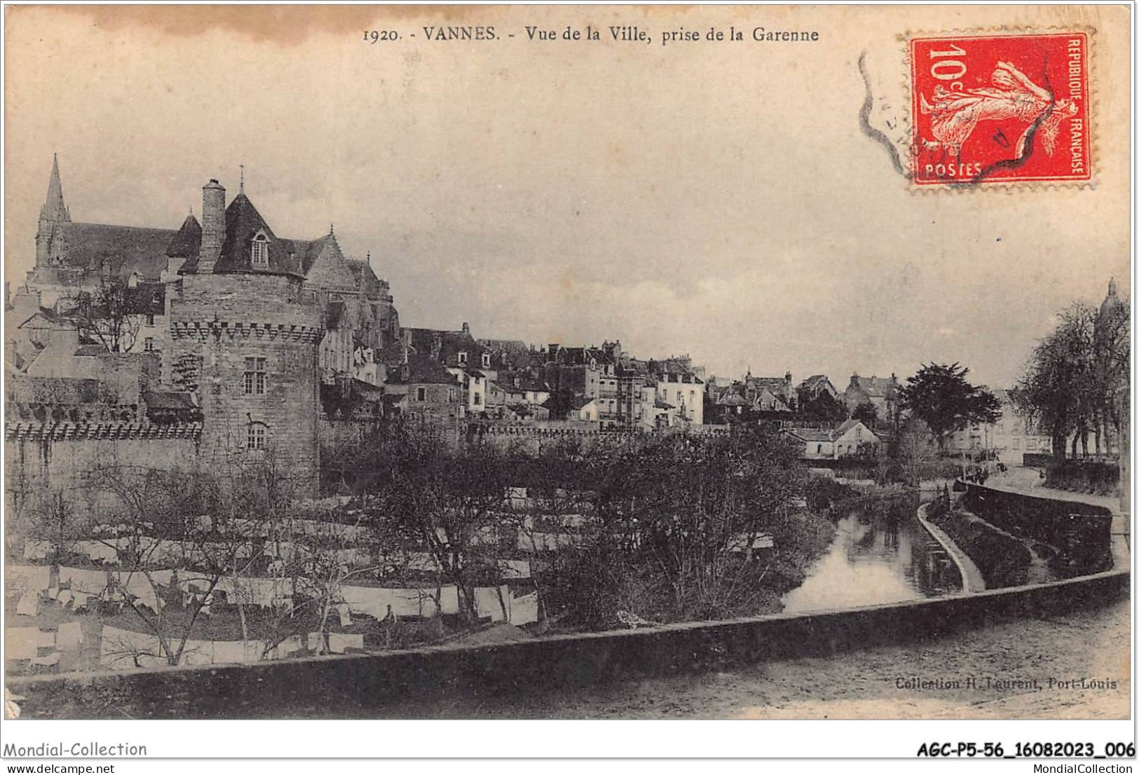 AGCP5-56-0368 - VANNES - Vue De La Ville - Prise De La Garenne - Vannes