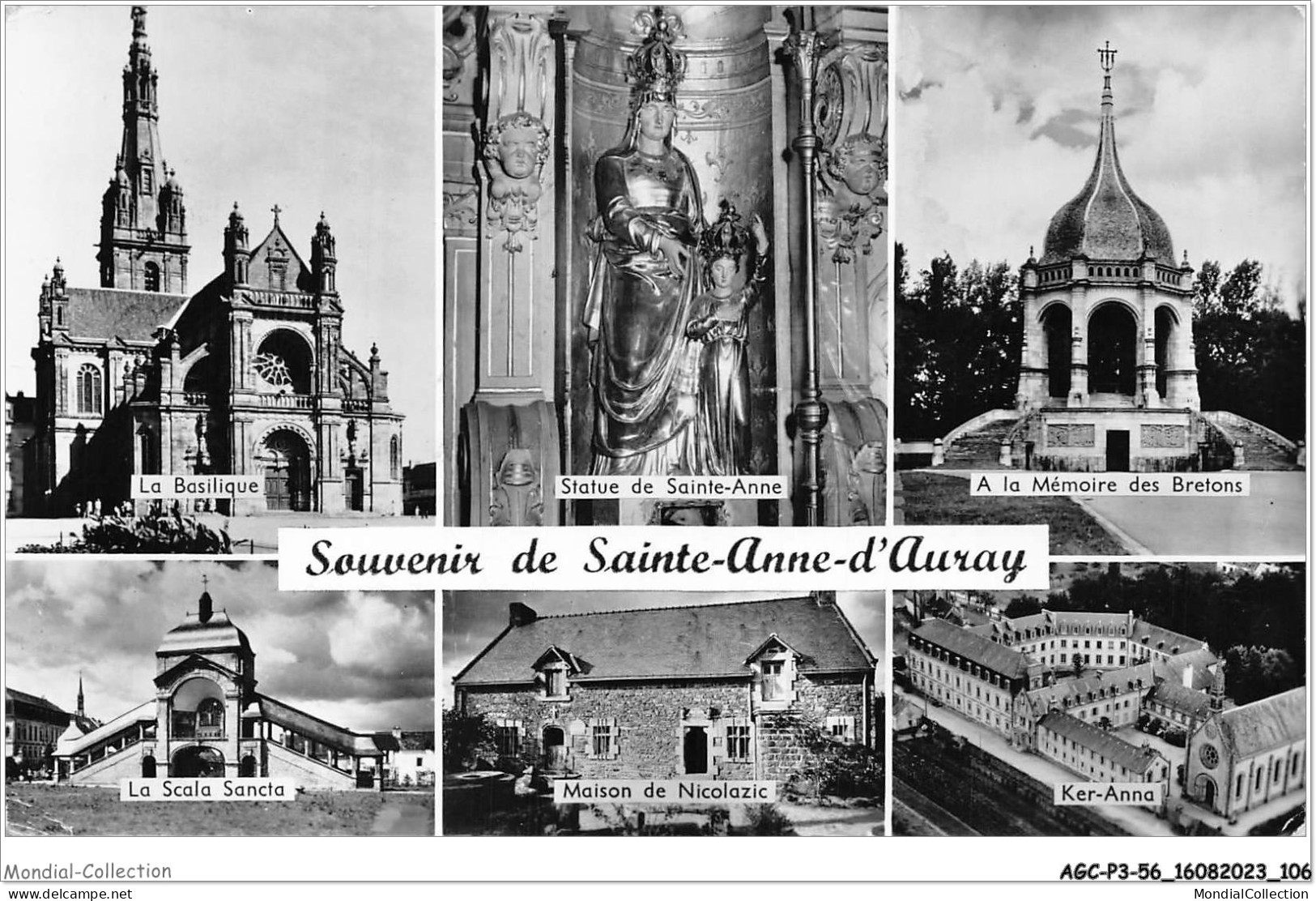 AGCP3-56-0240 - Souvenir De SAINTE-ANNE-D'AURAY  - Sainte Anne D'Auray
