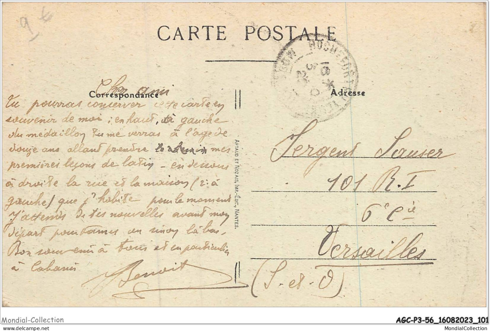 AGCP3-56-0237 - Une Pensee De ROCHEFORT-EN-TERRE - Rochefort En Terre