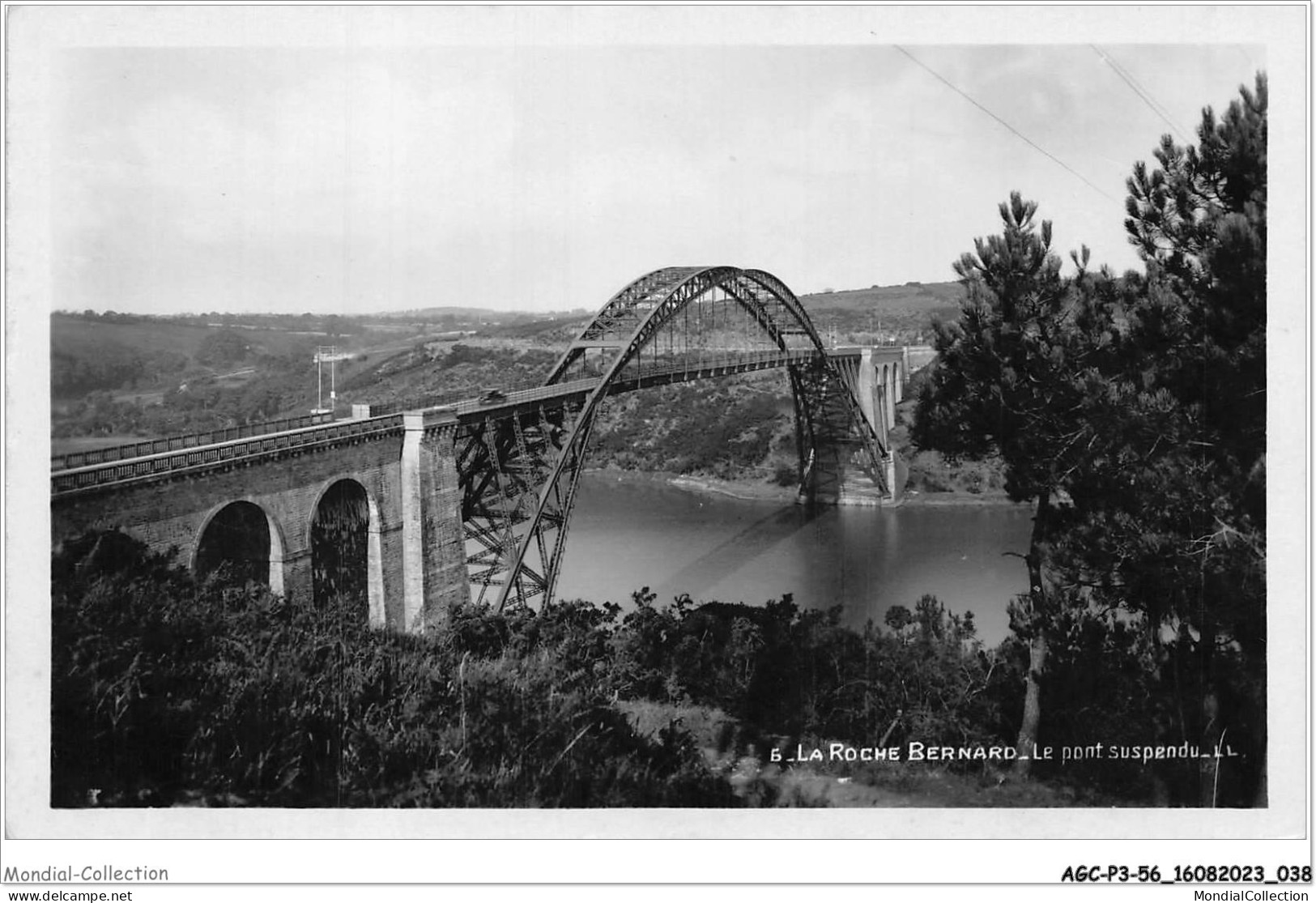 AGCP3-56-0206 - LA ROCHE BERNARD - Le Pont Suspendu - La Roche-Bernard