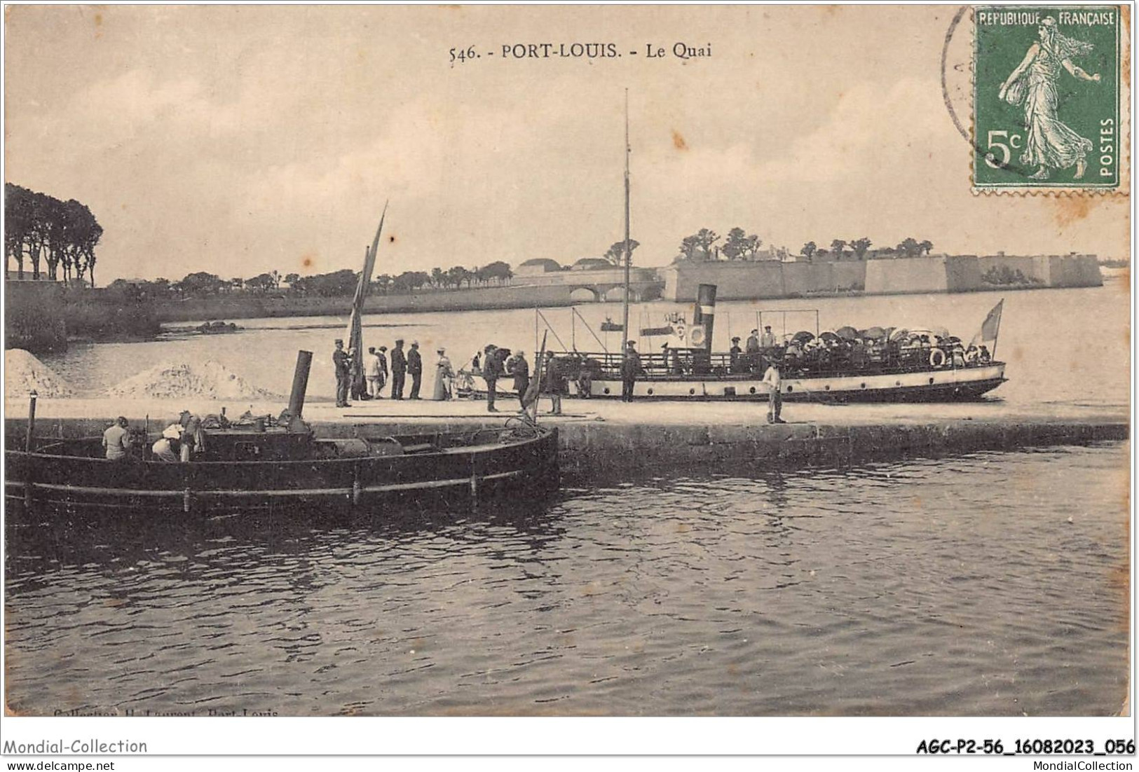 AGCP2-56-0118 - PORT-LOUIS - Le Quai - Port Louis