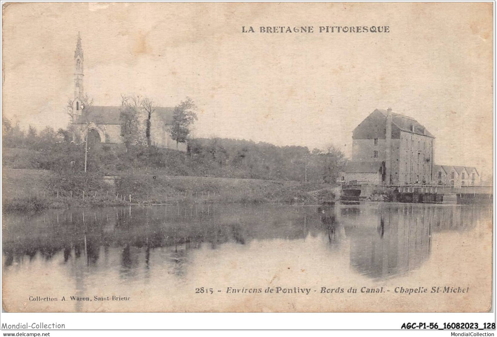 AGCP1-56-0065 - Environs De PONTIVY - Bords Du Canal - Chapelle ST-Michel - Pontivy