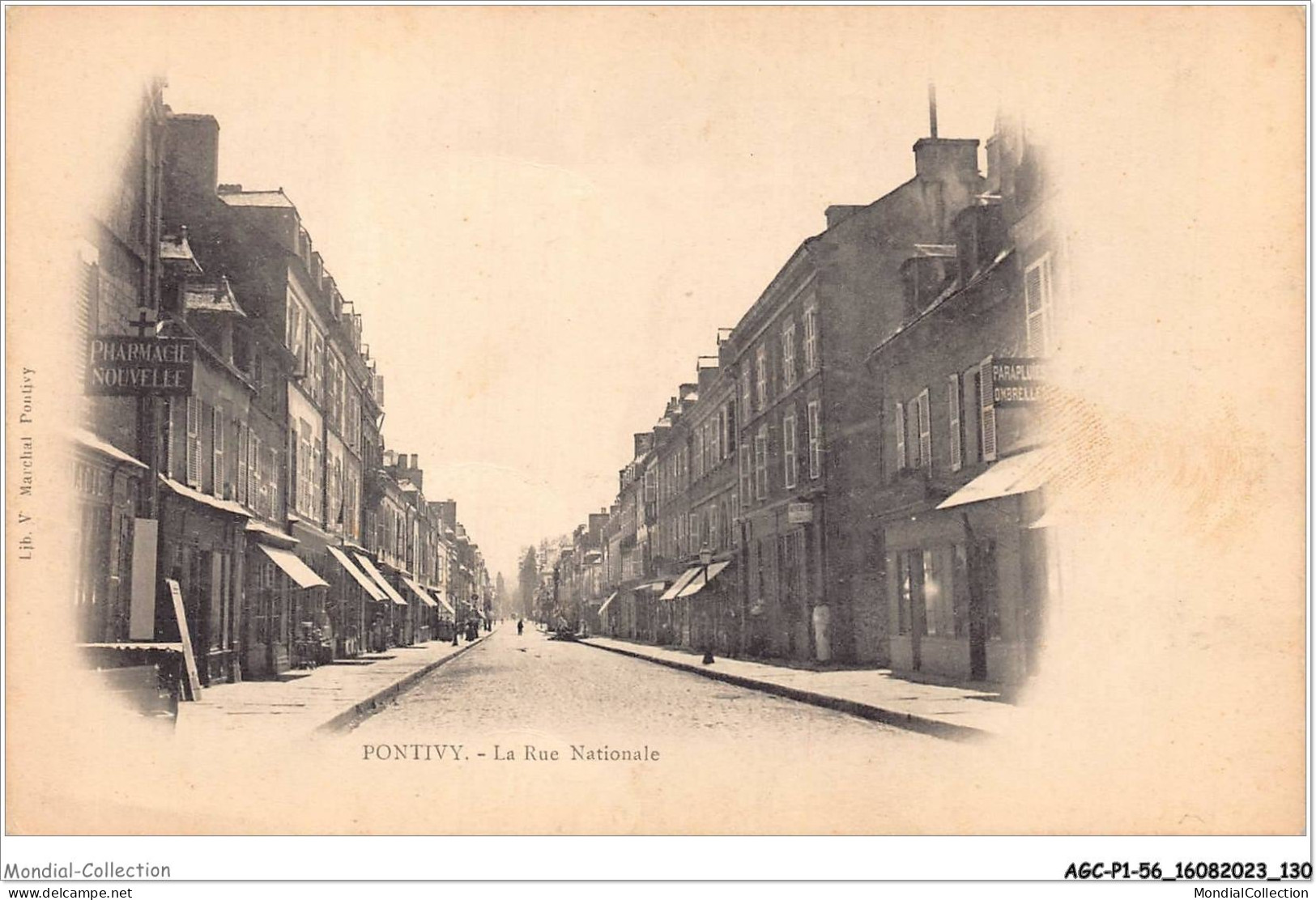 AGCP1-56-0066 - PONTIVY - La Rue Nationale - Pontivy