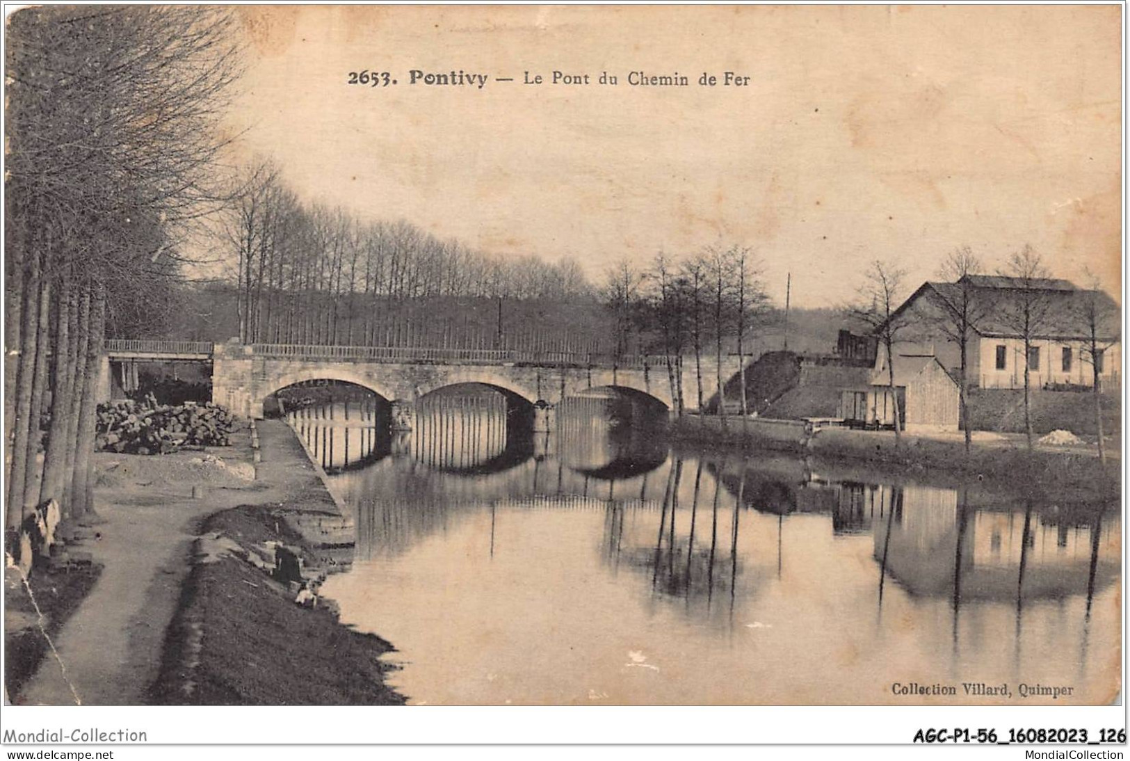 AGCP1-56-0064 - PONTIVY - Le Pont Du Chemin De Fer - Pontivy