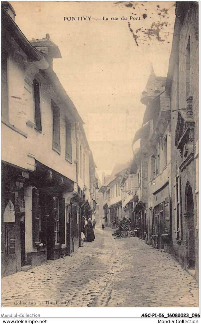 AGCP1-56-0049 - PONTIVY - La Rue Du Pont - Pontivy