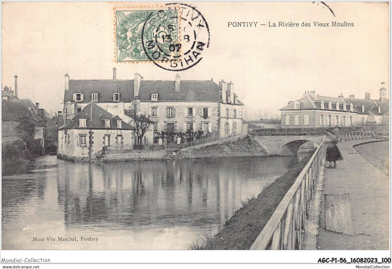 AGCP1-56-0051 - PONTIVY - La Riviere Des Vieux Moulins - Pontivy