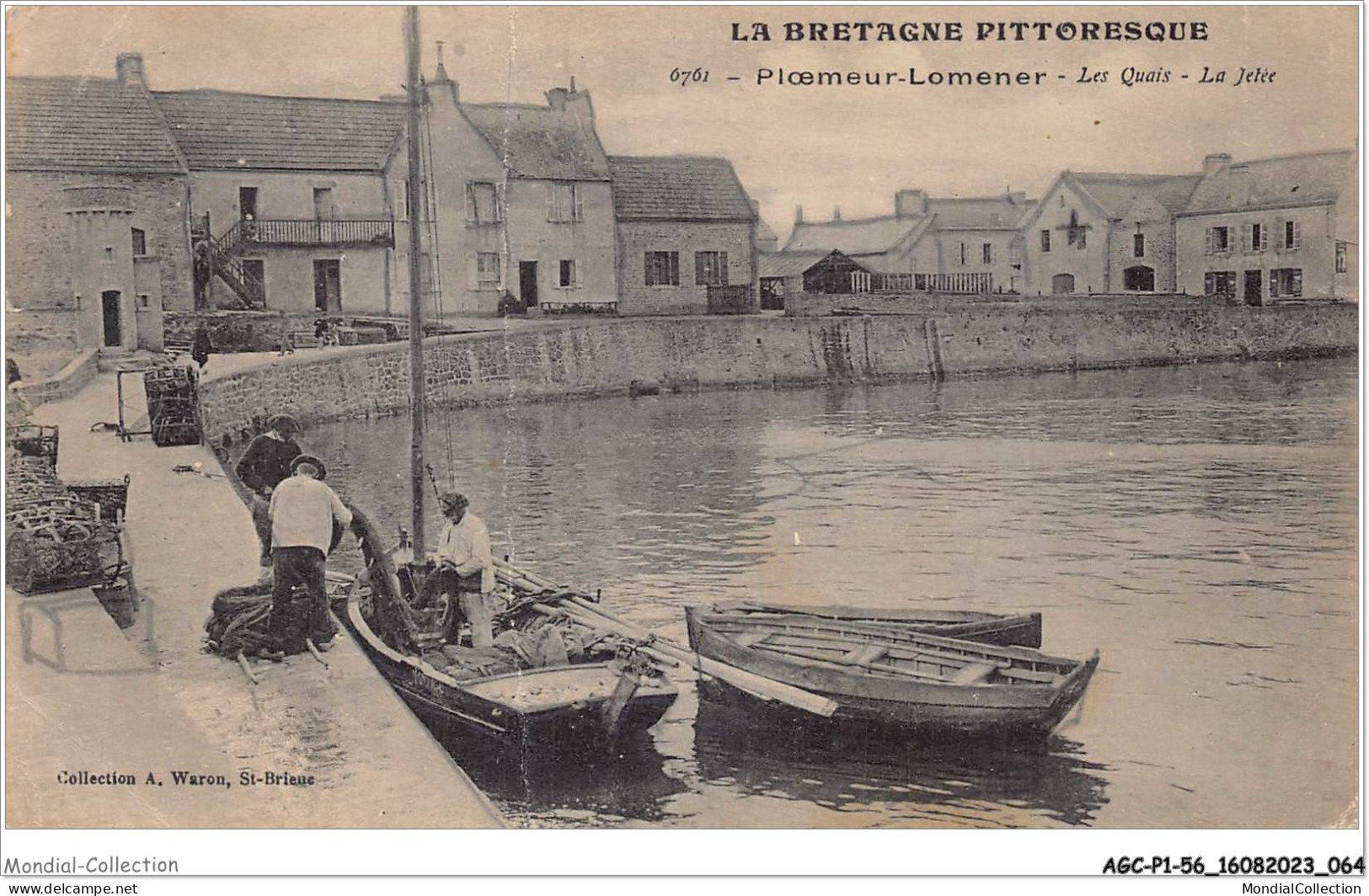 AGCP1-56-0033 - PLOERMEUR-LOMENER - Les Quais - La Jetee - Ploemeur