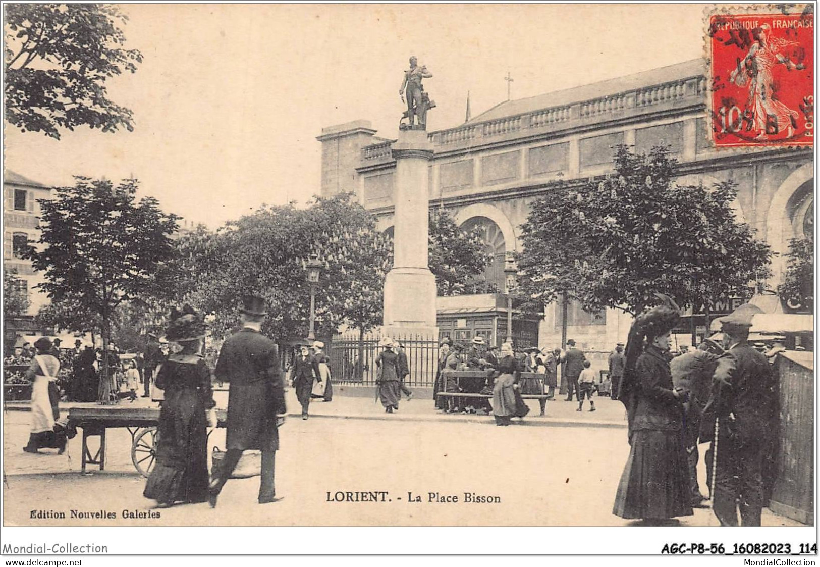 AGCP8-56-0683 - LORIENT - La Place Bisson  - Lorient