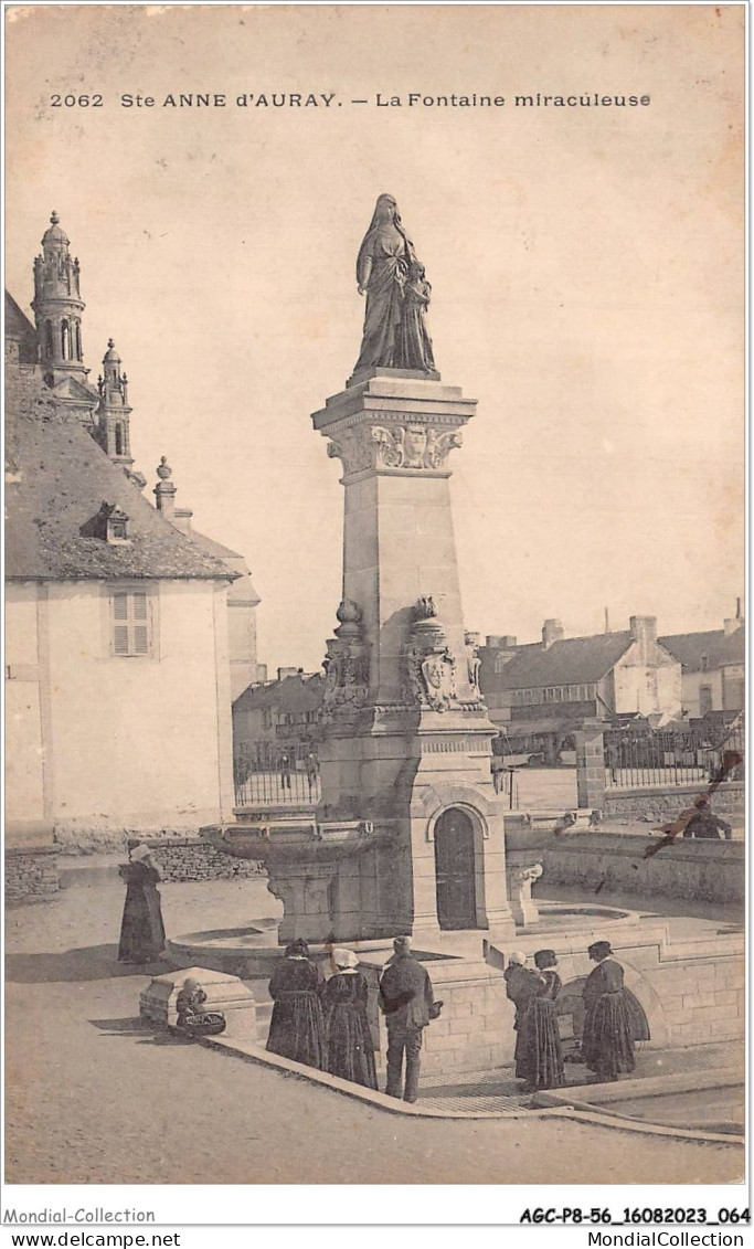 AGCP8-56-0658 - Ste ANNE D'AURAY - La Fontaine Miraculeuse - Auray