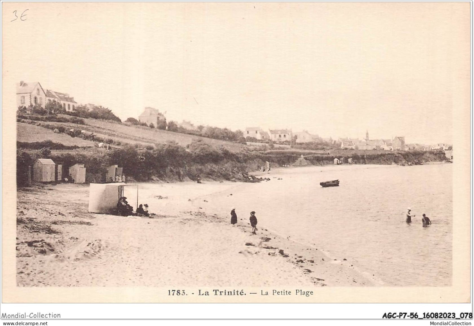 AGCP7-56-0578 - LA TRINITE - La Petite Plage - La Trinite Sur Mer