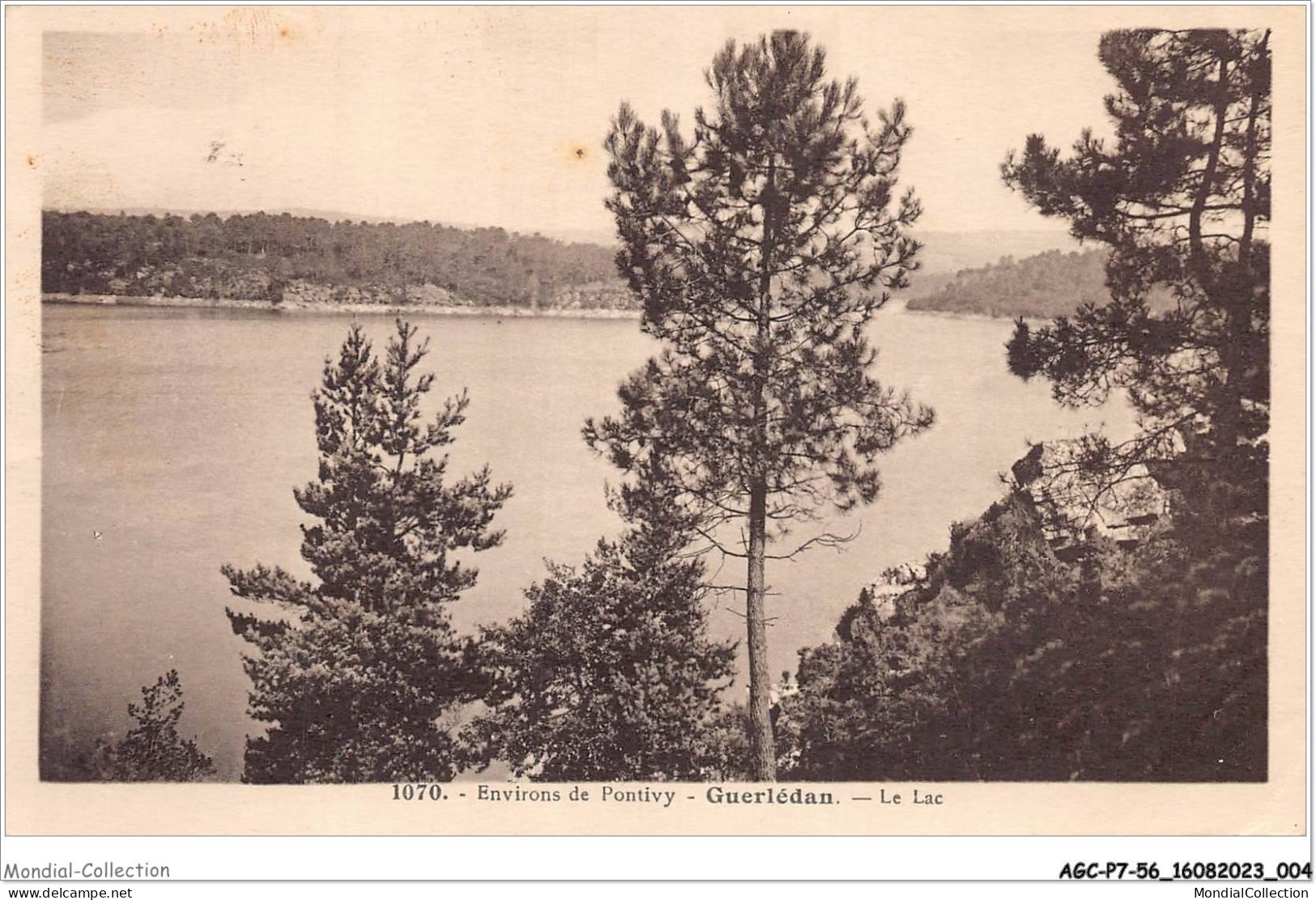 AGCP7-56-0541 - Environs De PONTIVY - GUERLEDAN - Le Lac - Pontivy