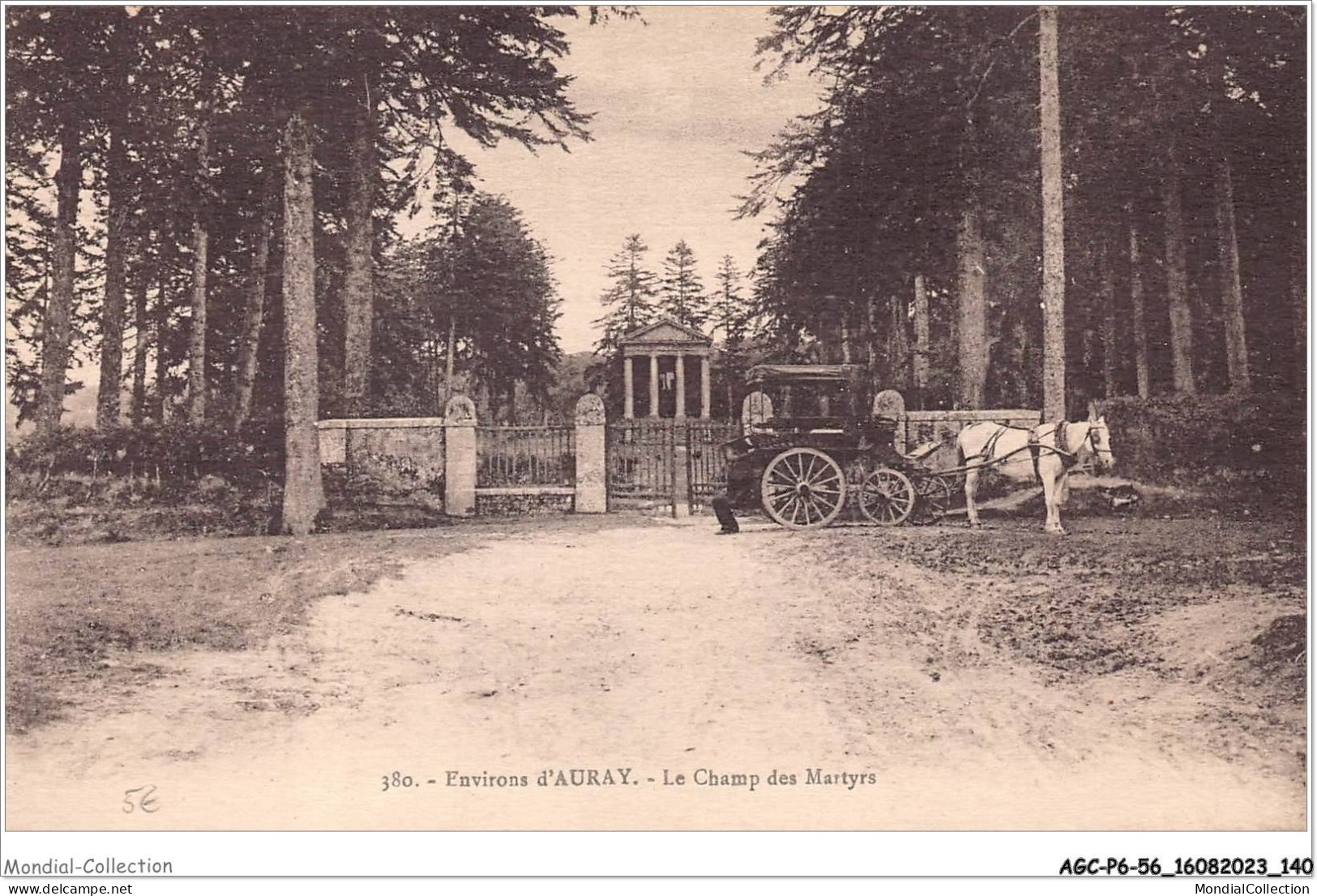 AGCP6-56-0525 - Environs D'Auray - Le Champ Des Martyrs - Auray