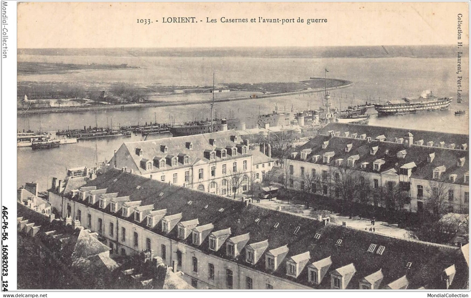 AGCP6-56-0517 - LORIENT - Les Casernes Et L'avant-port De Guerre - Lorient