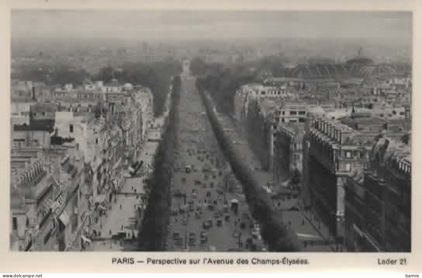 PARIS, PERSPECTIVE SUR L AVENUE DES CHAMPS ELYSEES, BELLE ANIMATION REF 16110 - Autres & Non Classés