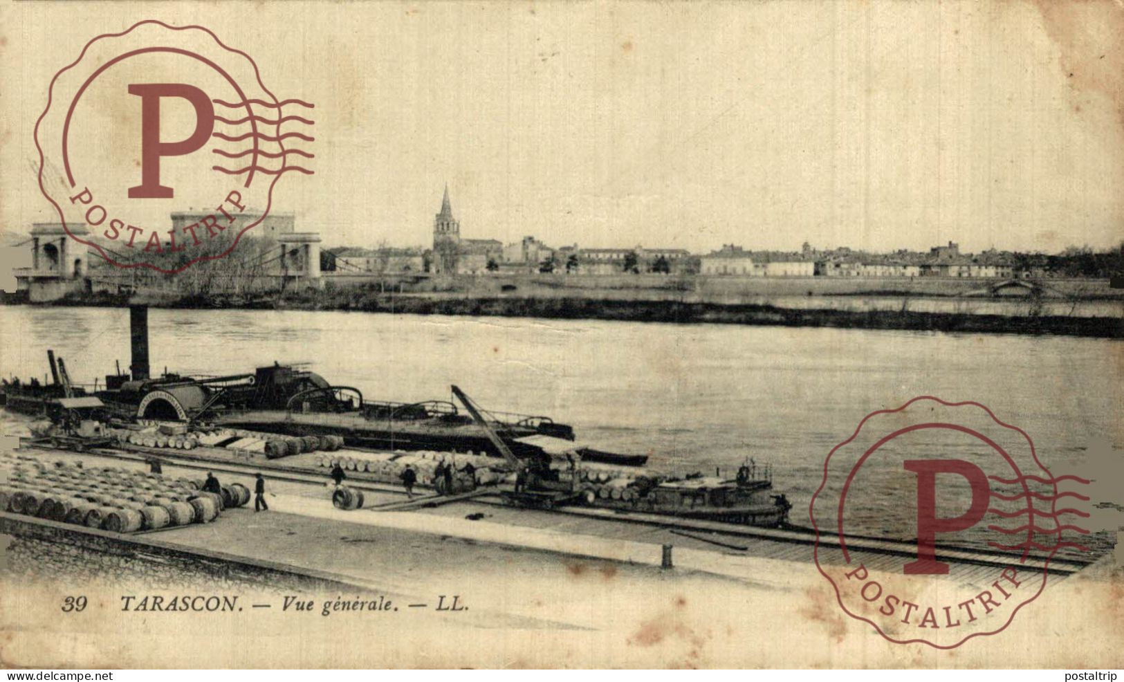 FRANCIA. FRANCE. TARASCON , VUE GENERALE. - Tarascon