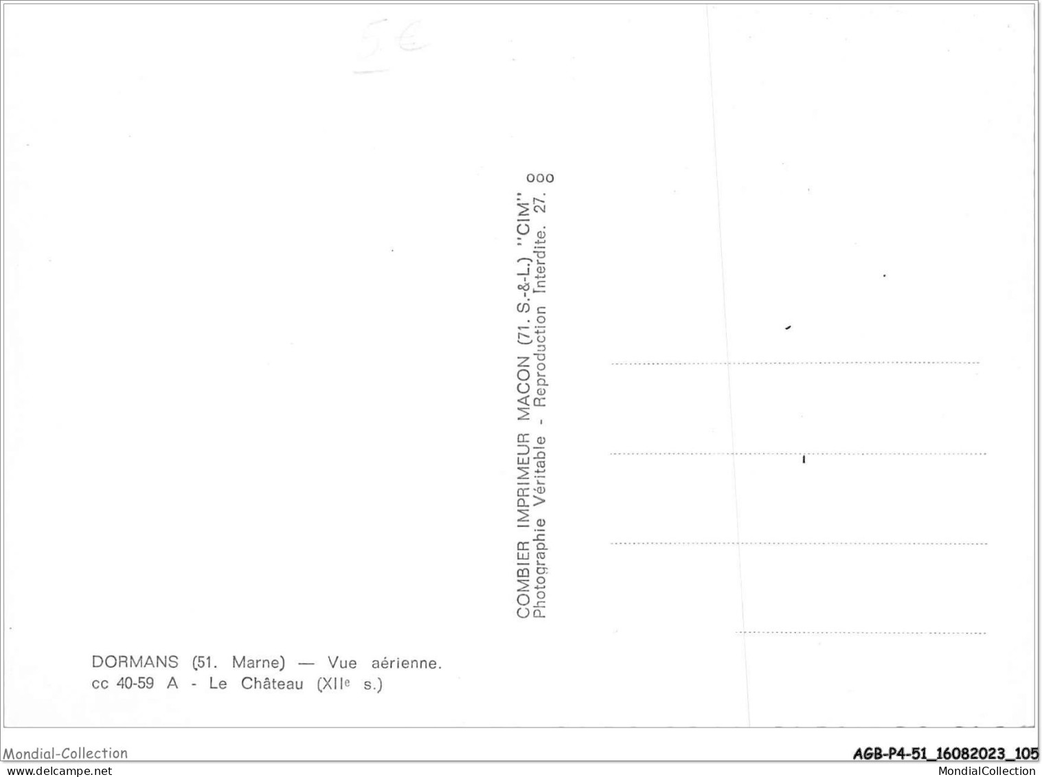 AGBP4-51-0328 - DORMANS - Vue Aérienne  - Dormans