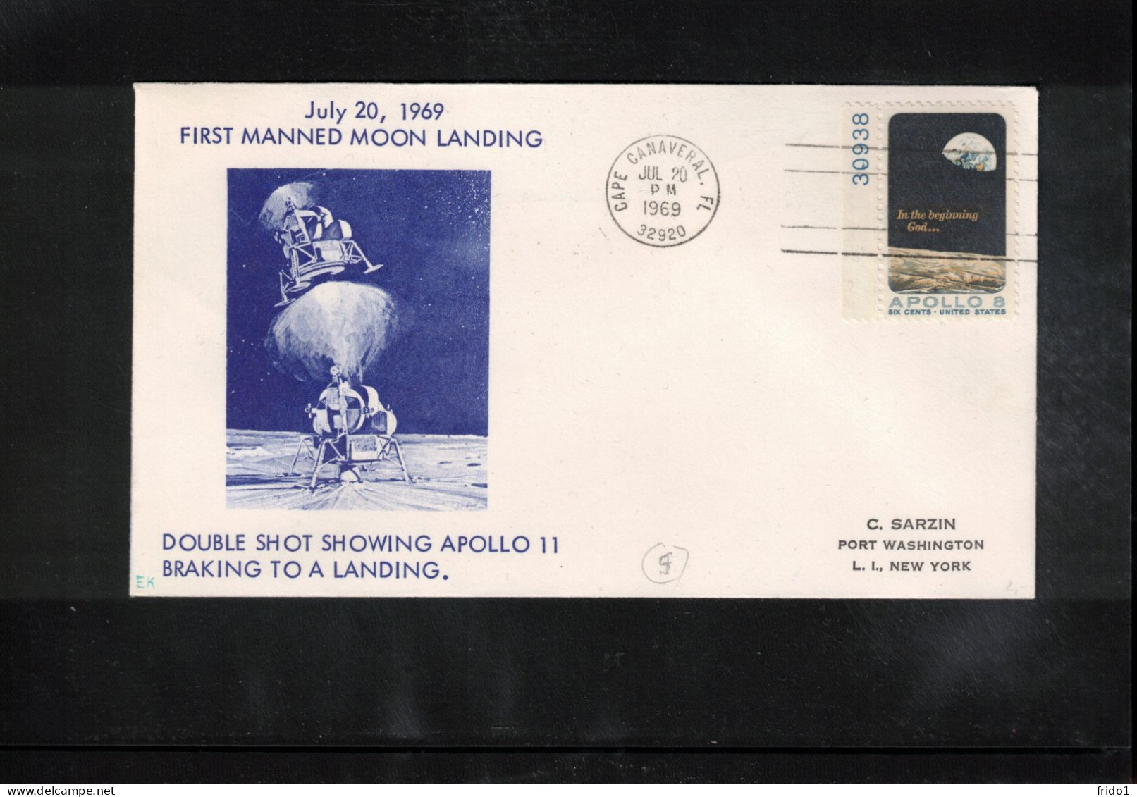 USA 1969 Space / Weltraum - Apollo XI Interesting Cover - Verenigde Staten