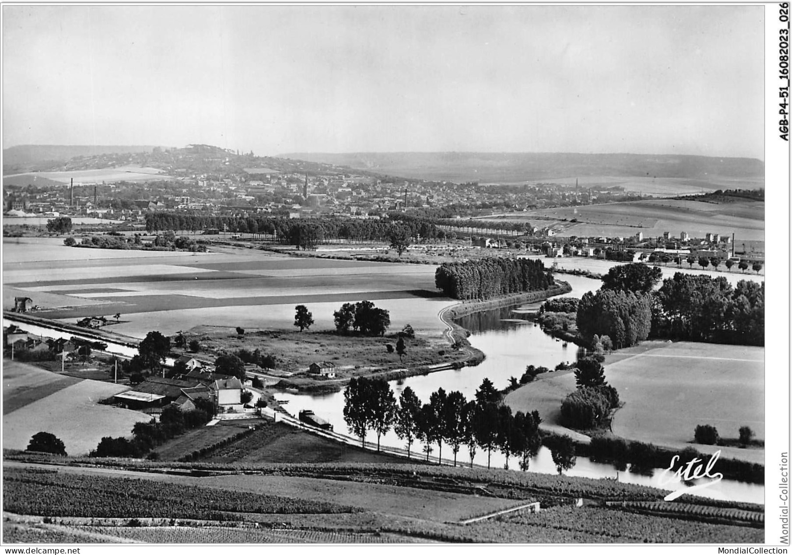 AGBP4-51-0289 - EPERNAY - Vue Générale Dur Epernay Et La Vallée De La Marne  - Epernay