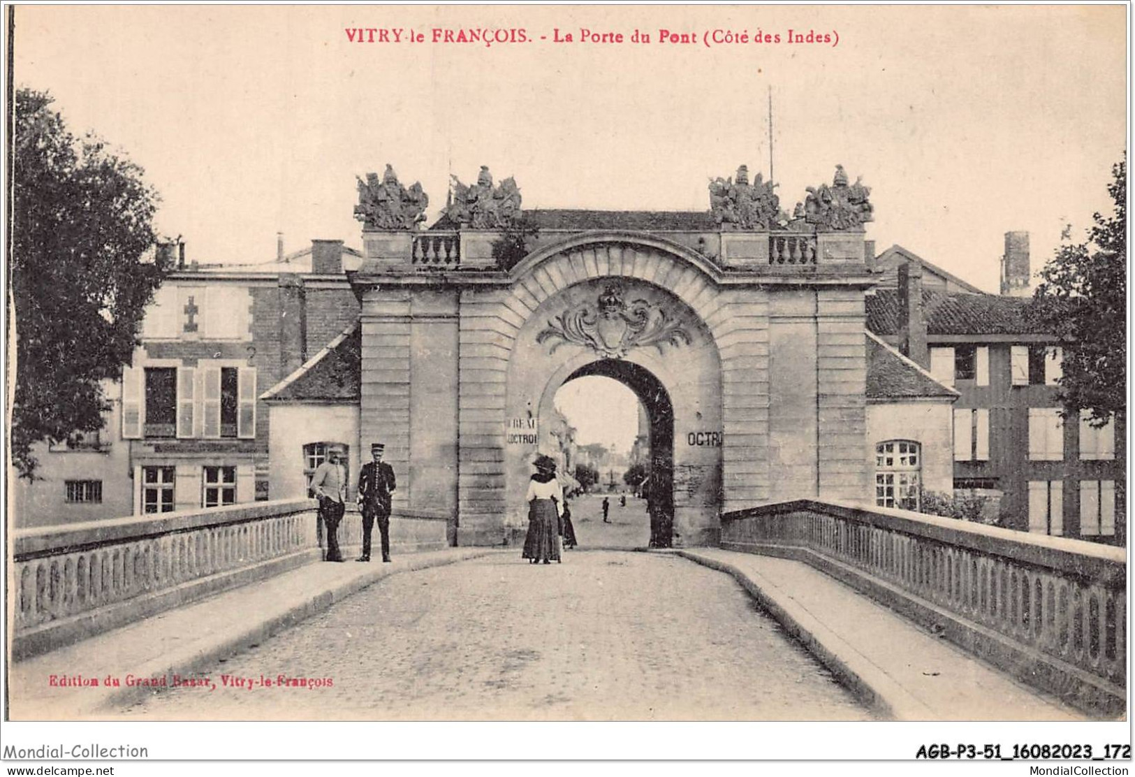 AGBP3-51-0265 - VITRY-LE-FRANCOIS - La Porte Du Pont  - Vitry-le-François