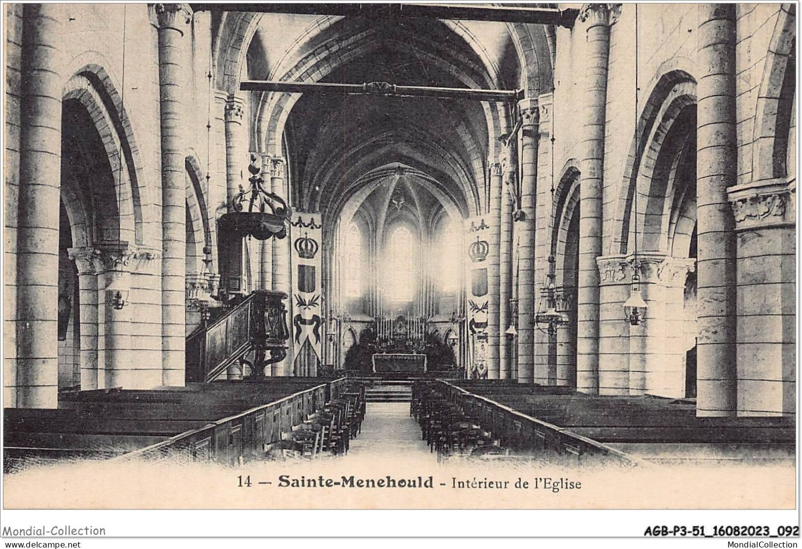 AGBP3-51-0225 - SAINTE-MENEHOULD - Intérieur De L'église  - Sainte-Menehould