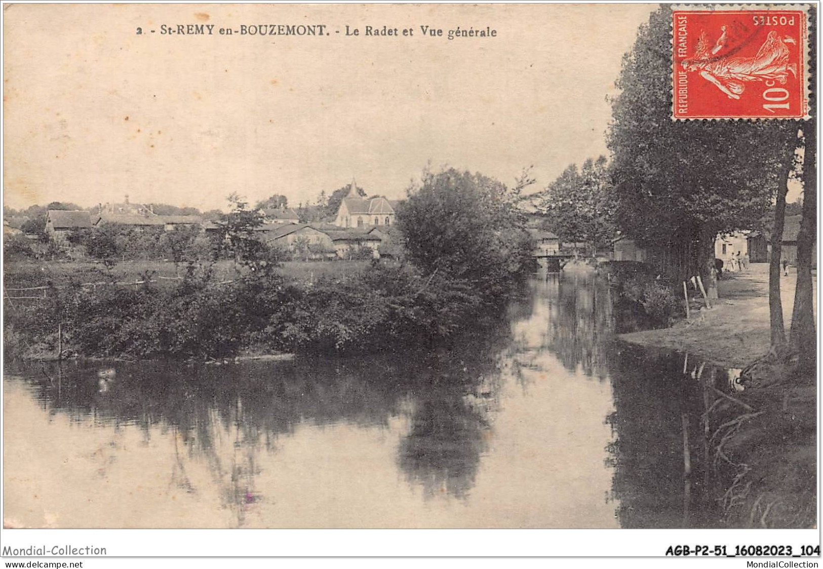 AGBP2-51-0139 - ST-REMY-EN-BOUZEMONT - Le Radet Et Vue Générale  - Saint Remy En Bouzemont