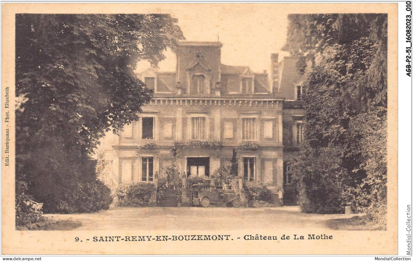 AGBP2-51-0092 - SAINT-REMY-EN-BOUZENMONT - Chateau De La Mothe  - Saint Remy En Bouzemont
