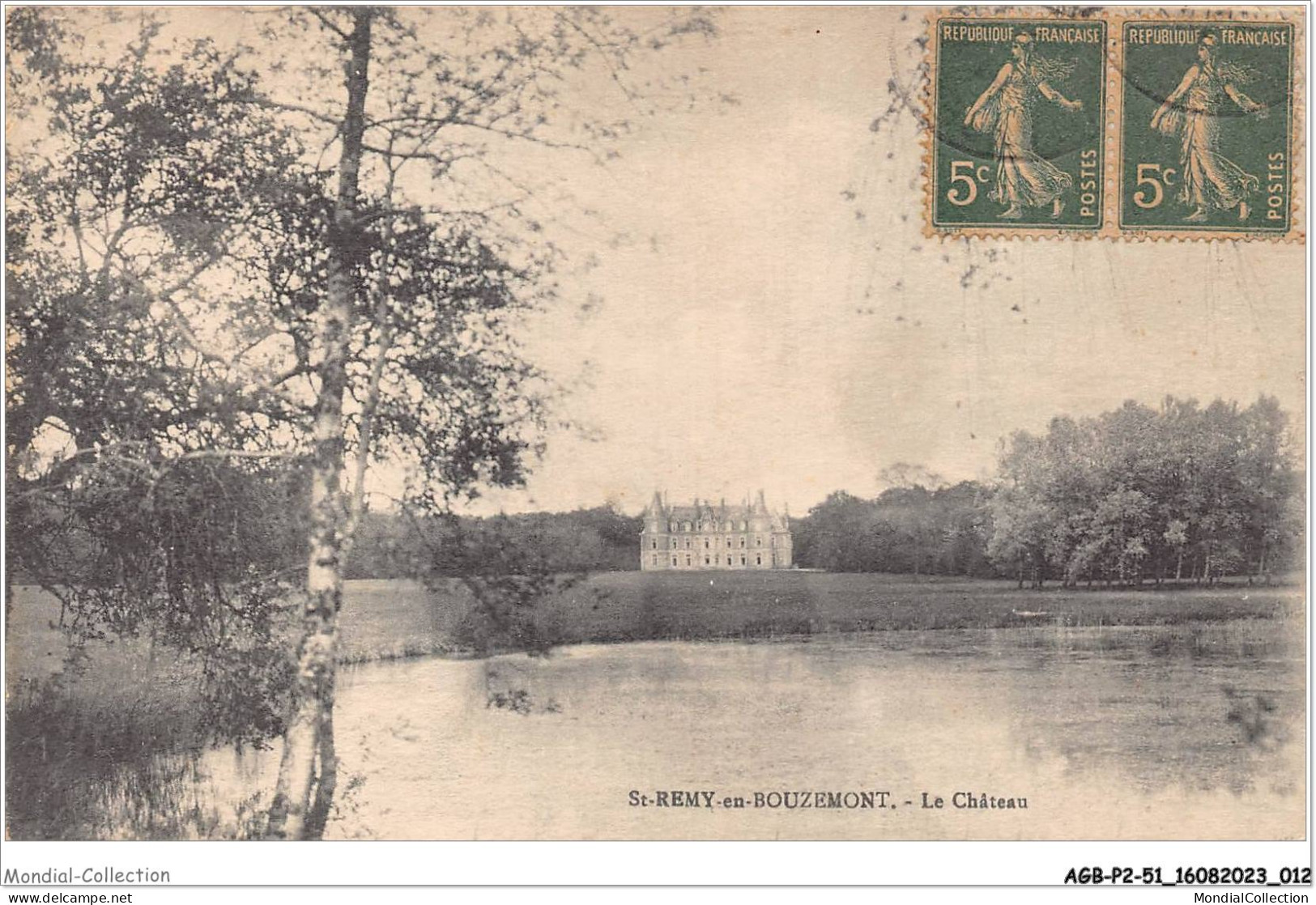 AGBP2-51-0093 - SAINT-REMY-EN-BOUZENMONT - Le Chateau  - Saint Remy En Bouzemont