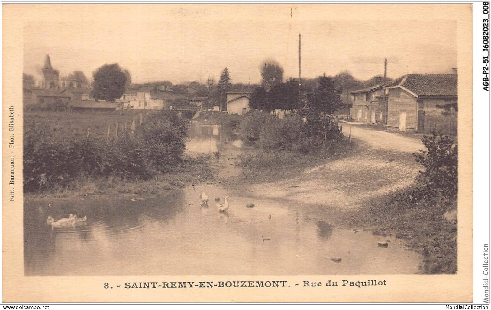 AGBP2-51-0091 - SAINT-REMY-EN-BOUZENMONT - Rue Du Paquillot  - Saint Remy En Bouzemont