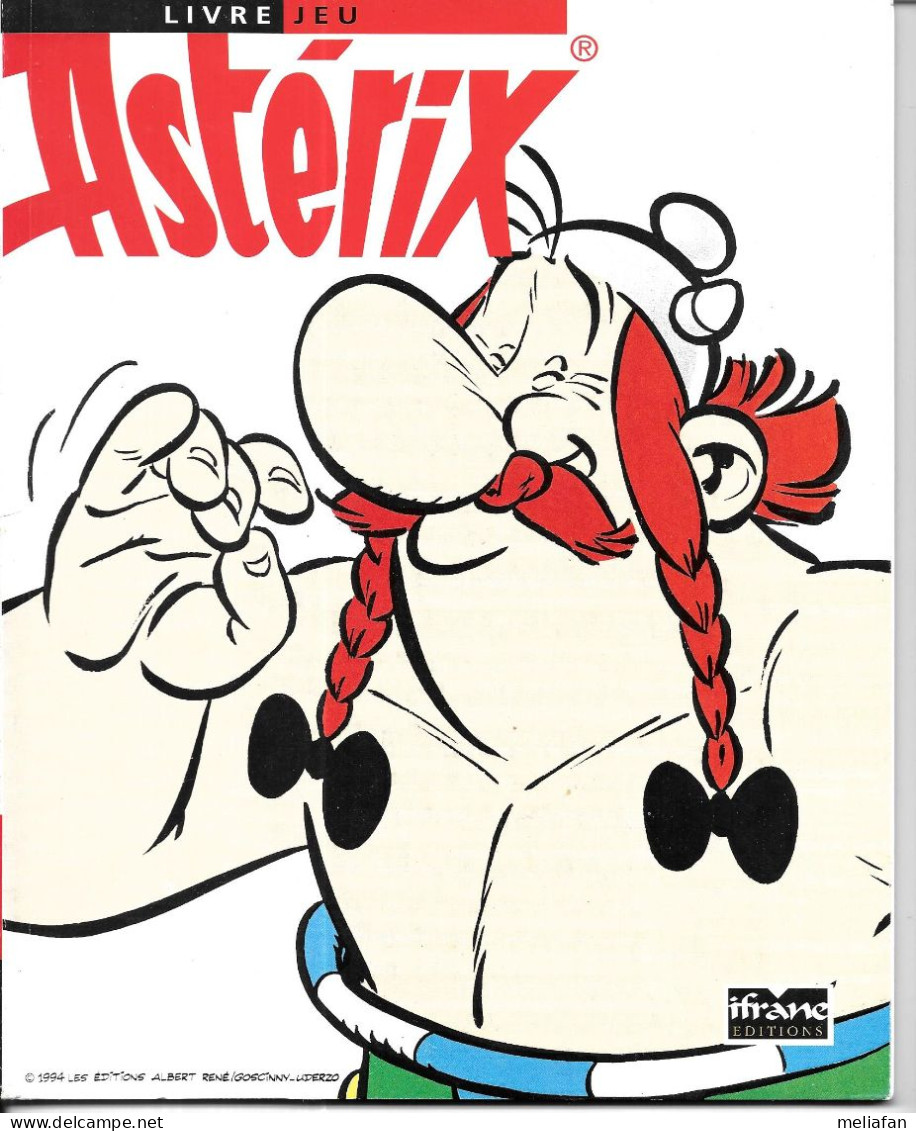 DF33 - LIVRE JEU ASTERIX EDITIONS IFRANE 1994 - N°2 OBELIX - 50 PAGES - FORMAT 21 X 26 Cm - Astérix