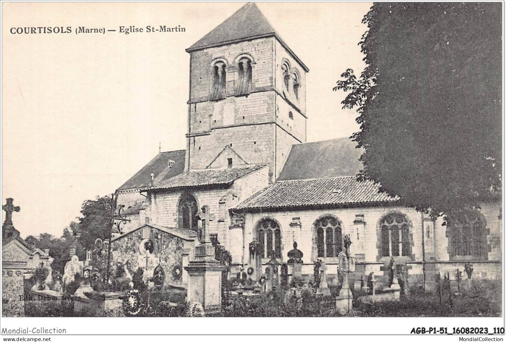 AGBP1-51-0056 - COURTISOLS -eglise St-Martin - Courtisols