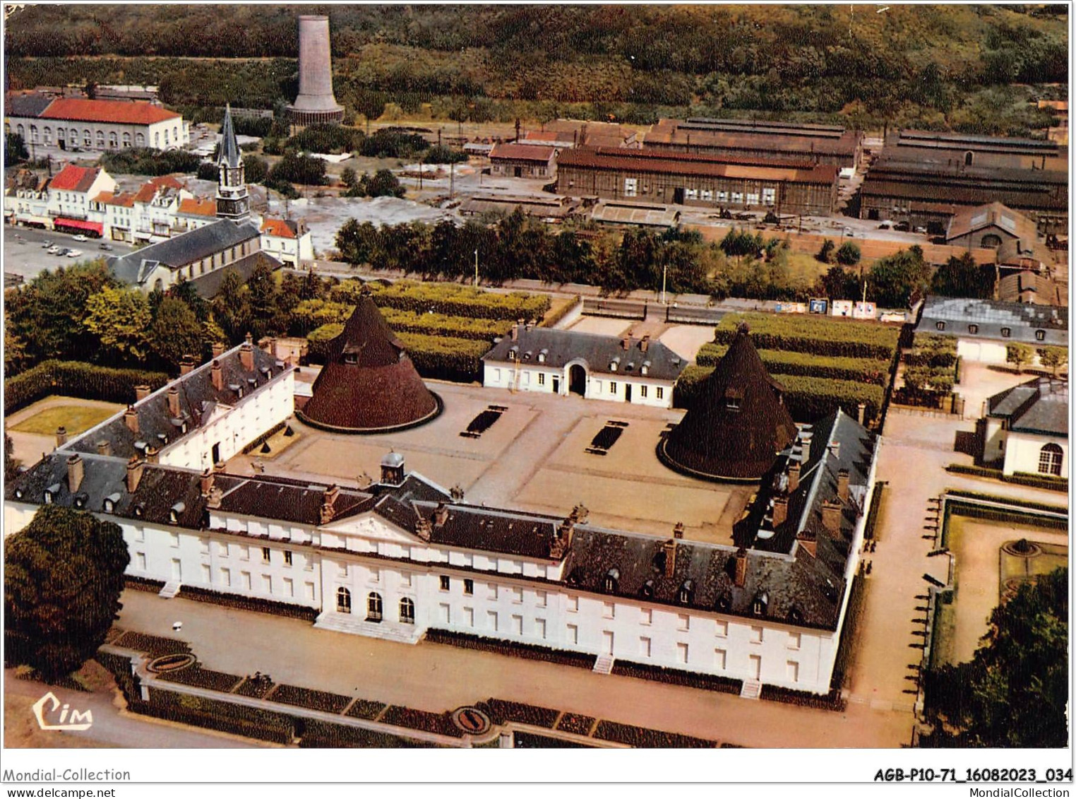 AGBP10-71-0992 - LE-CREUSOT- Le Chateau - Vue Aérienne  - Le Creusot