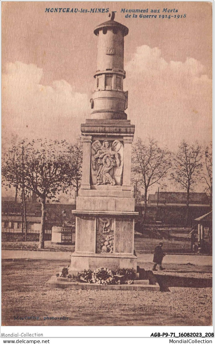 AGBP9-71-0928 - MONTCEAU-LES-MINES - Monument Aux Morts  - Montceau Les Mines