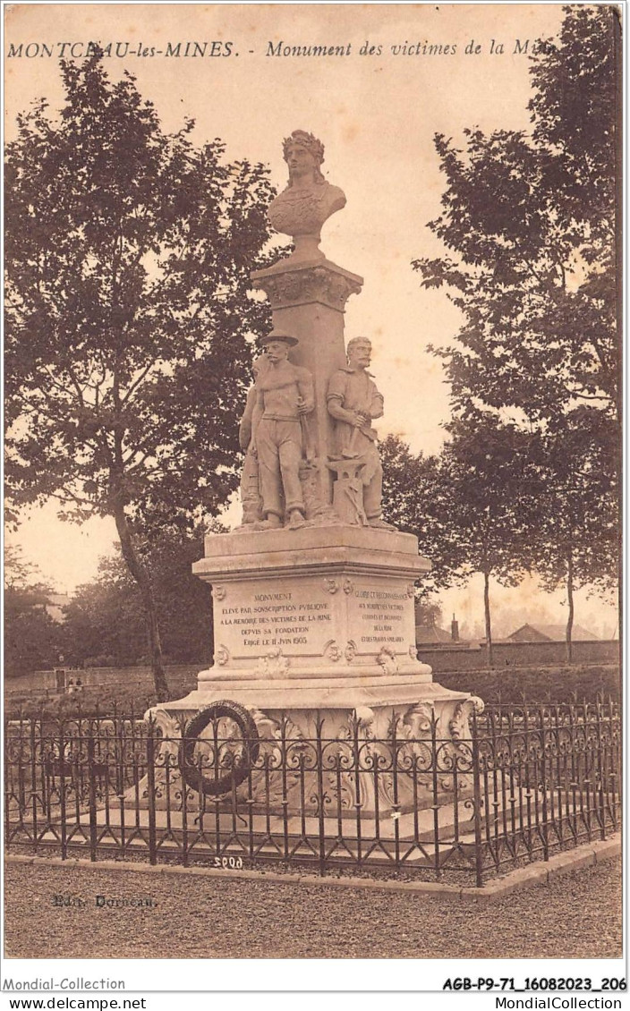 AGBP9-71-0927 - MONTCEAU-LES-MINES - Monument Des Victimes De La Mine  - Montceau Les Mines