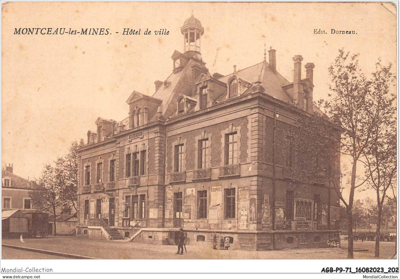 AGBP9-71-0925 - MONTCEAU-LES-MINES - Hotel De Ville  - Montceau Les Mines