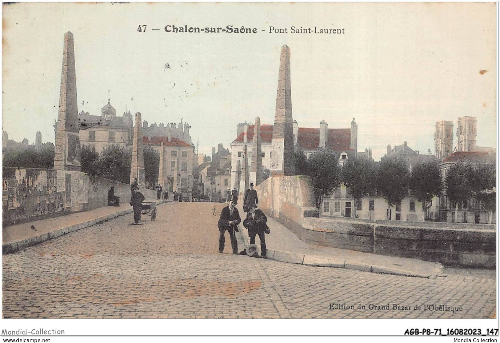 AGBP8-71-0770 - CHALON-SUR-SAONE - Pont Saint-laurent  - Chalon Sur Saone