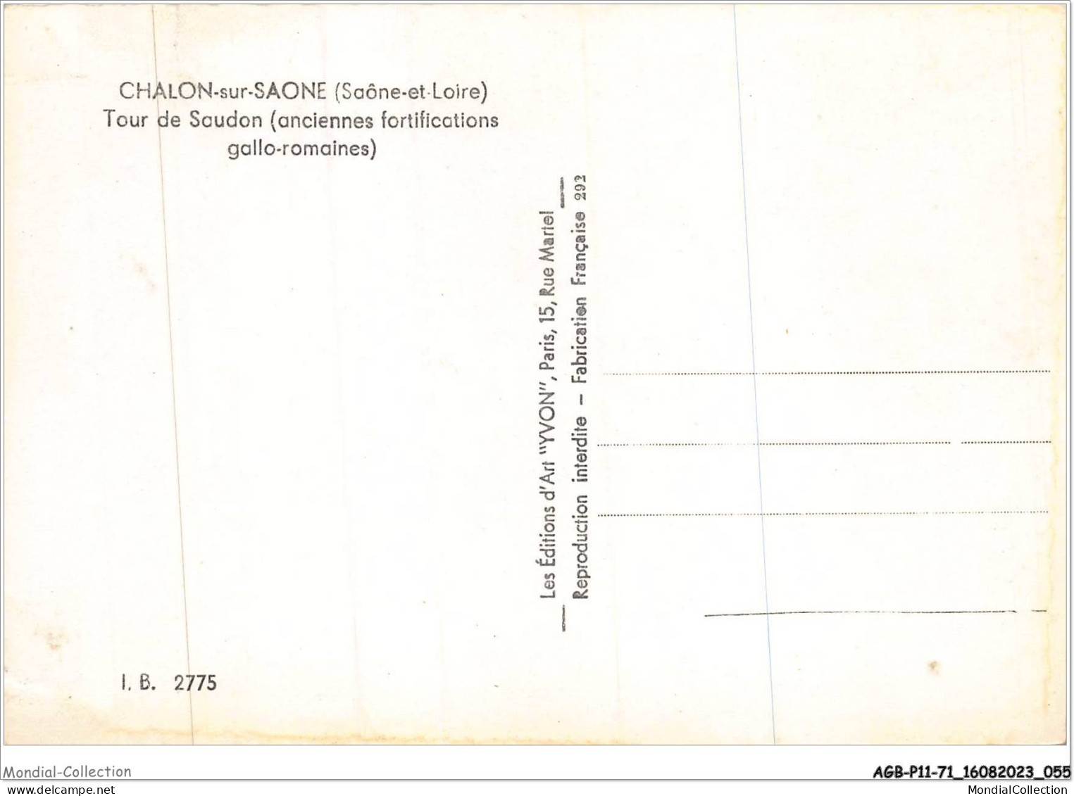 AGBP11-71-1072 - CHALON-SUR-SAONE - Tour De Saudon  - Chalon Sur Saone