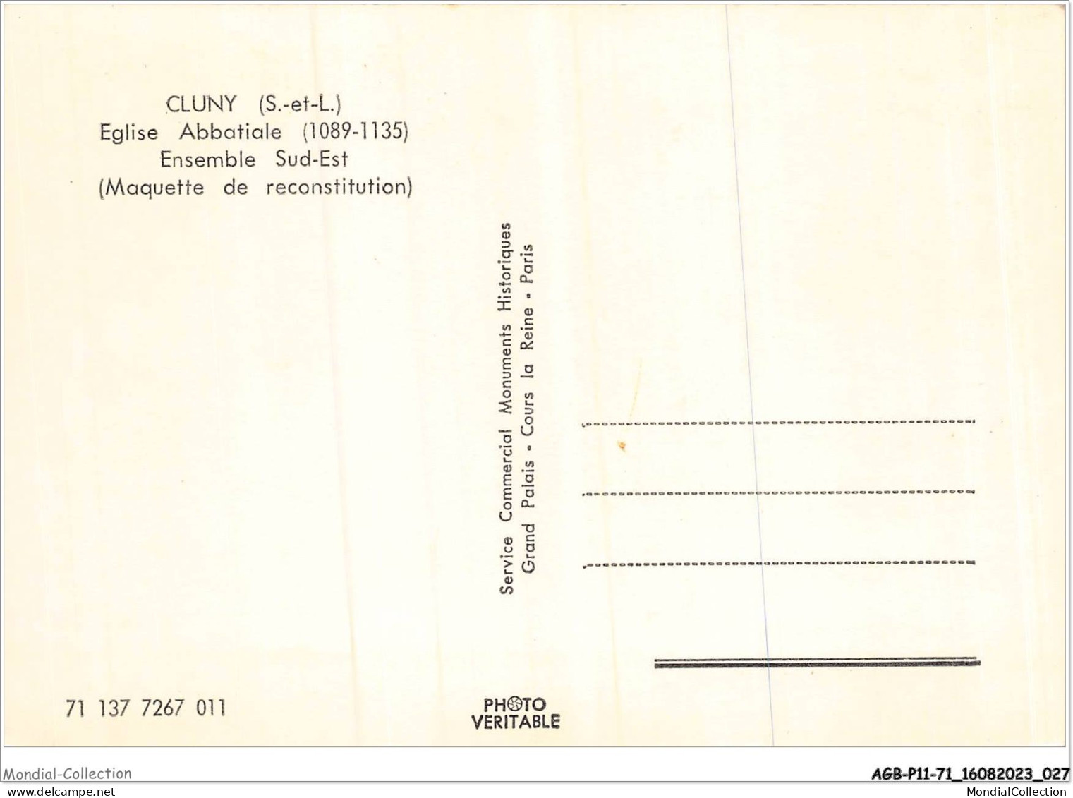 AGBP11-71-1058 - CLUNY - Eglise Abatiale  - Cluny