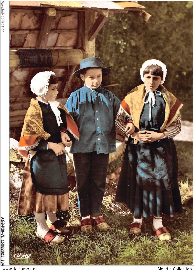 AGBP10-71-1042 - MACON - Scènes Et Costumes Morvandeaux - Costume Région De Beuvray  - Macon