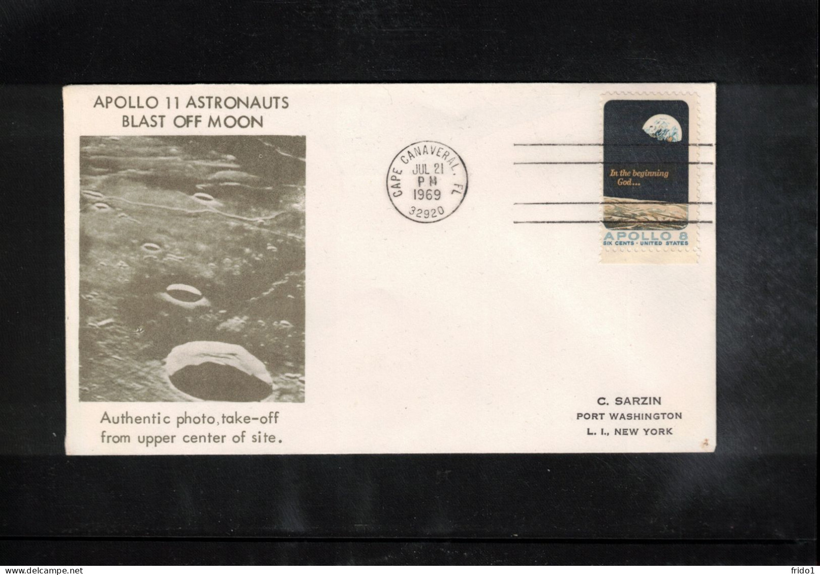 USA 1969 Space / Weltraum - Apollo XI Interesting Cover - Verenigde Staten