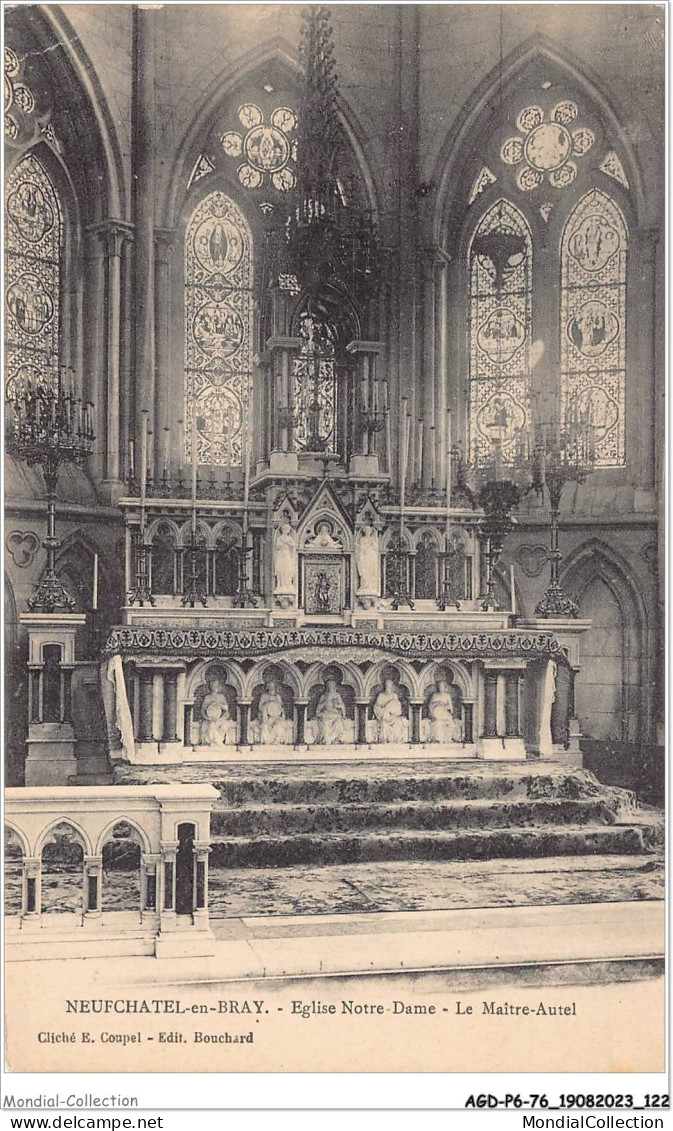AGDP6-76-0492 - NEUFCHATEL-EN-BRAY - église Notre-dame - Le Maitre-autel  - Neufchâtel En Bray