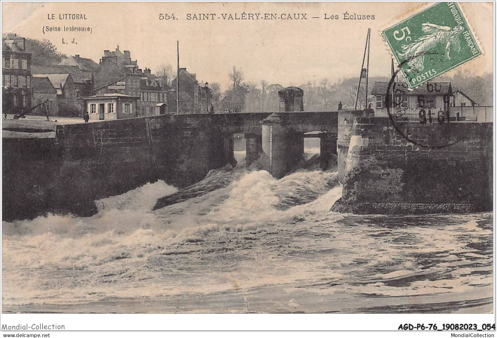 AGDP6-76-0458 - SAINT-VALERY-EN-CAUX - Les écluses  - Saint Valery En Caux