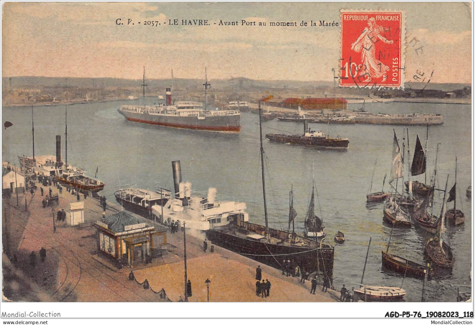 AGDP5-76-0414 - LE HAVRE - Avant Port Au Moment De La Marée  - Hafen