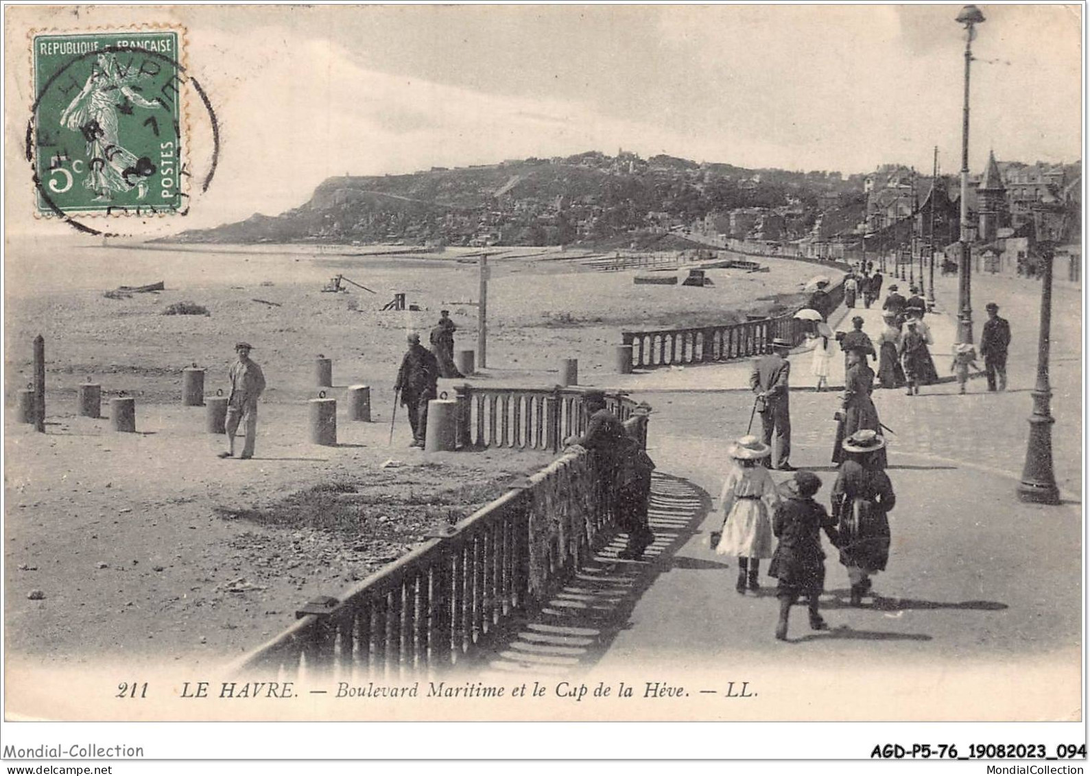 AGDP5-76-0402 - LE HAVRE - Boulevard Maritime Et Le Cap De La Hève  - Cap De La Hève