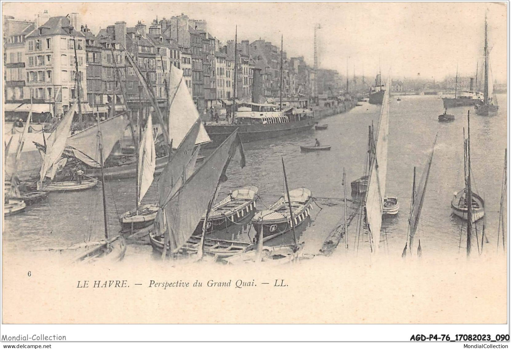 AGDP4-76-0315 - LE HAVRE - Perspective Du Grand Quai  - Port