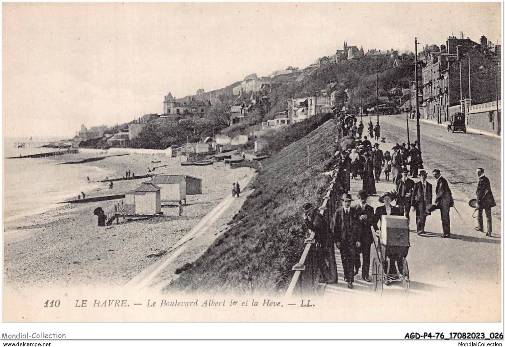 AGDP4-76-0283 - LE HAVRE - Le Boulevard Albert 1er Et La Hève  - Cap De La Hève