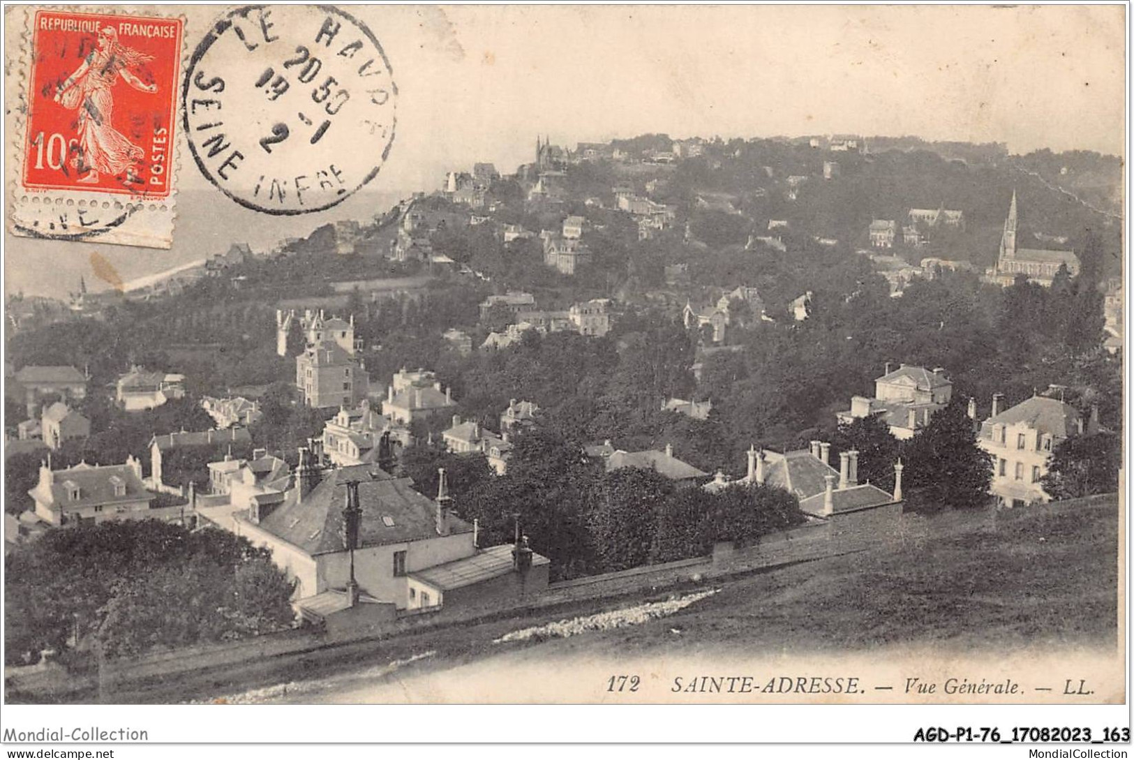 AGDP1-76-0083 - SAINTE-ADRESSE - Vue Générale  - Sainte Adresse