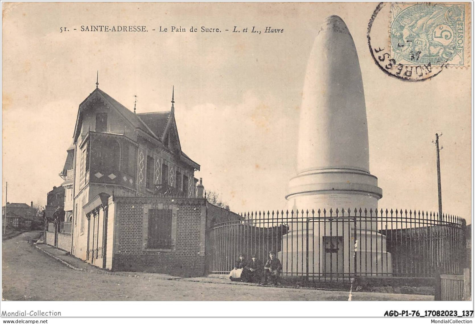 AGDP1-76-0070 - SAINTE-ADRESSE - Le Pain De Sucre  - Sainte Adresse