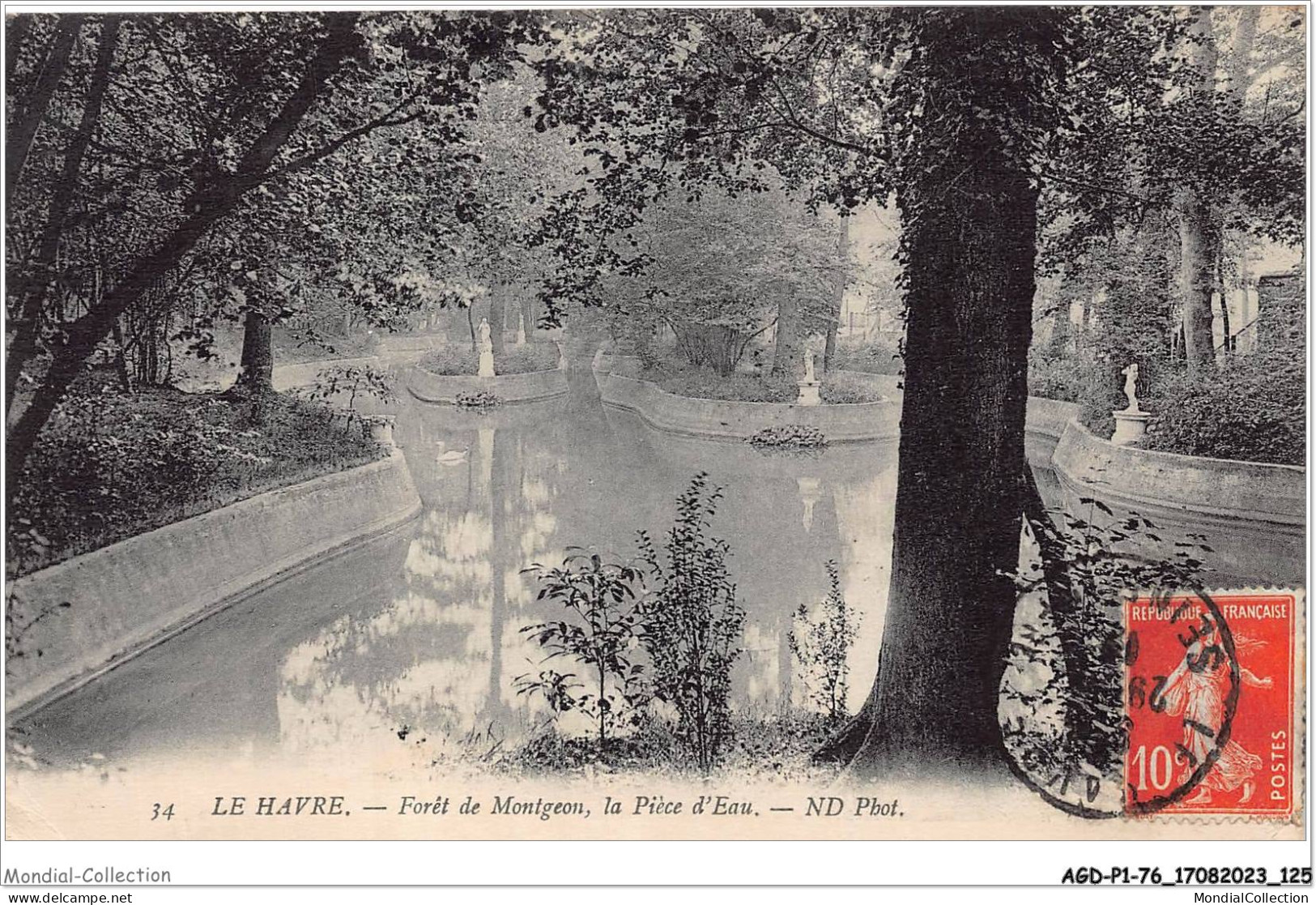 AGDP1-76-0064 - LE HAVRE - Forêt De Montgeon - La Pièce D'eau  - Forêt De Montgeon